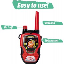 Dickie Toys - Walkie Talkie Go Real Modellino, Colore Rosso/Nero - 201118195
