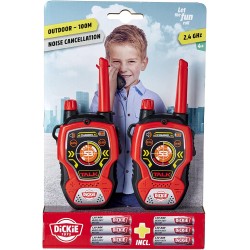 Dickie Toys - Walkie Talkie Go Real Modellino, Colore Rosso/Nero - 201118195