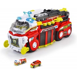 Dickie Toys - Fire Tanker 55 cm| 2 Auto Die-Cast incluse - 203799000