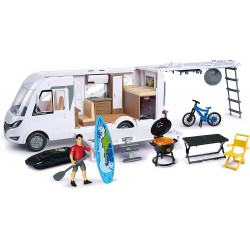 Dickie Set Camper 1:24 + Personaggio e Accessori - 203837021