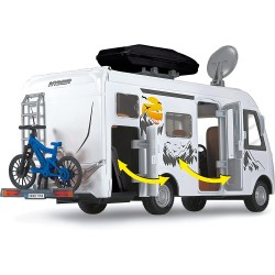 Dickie Set Camper 1:24 + Personaggio e Accessori - 203837021