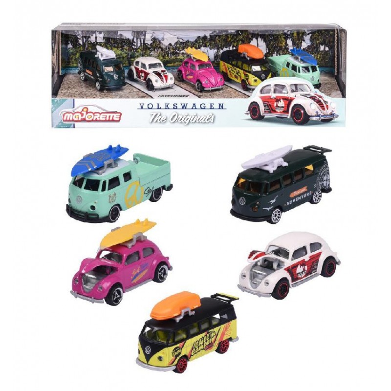 Majorette - Volkswagen Gift Pack "The Originals"  1:64 5 pz - 212055008