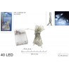 LUCI LED 40 A BATTERIA BIANCO