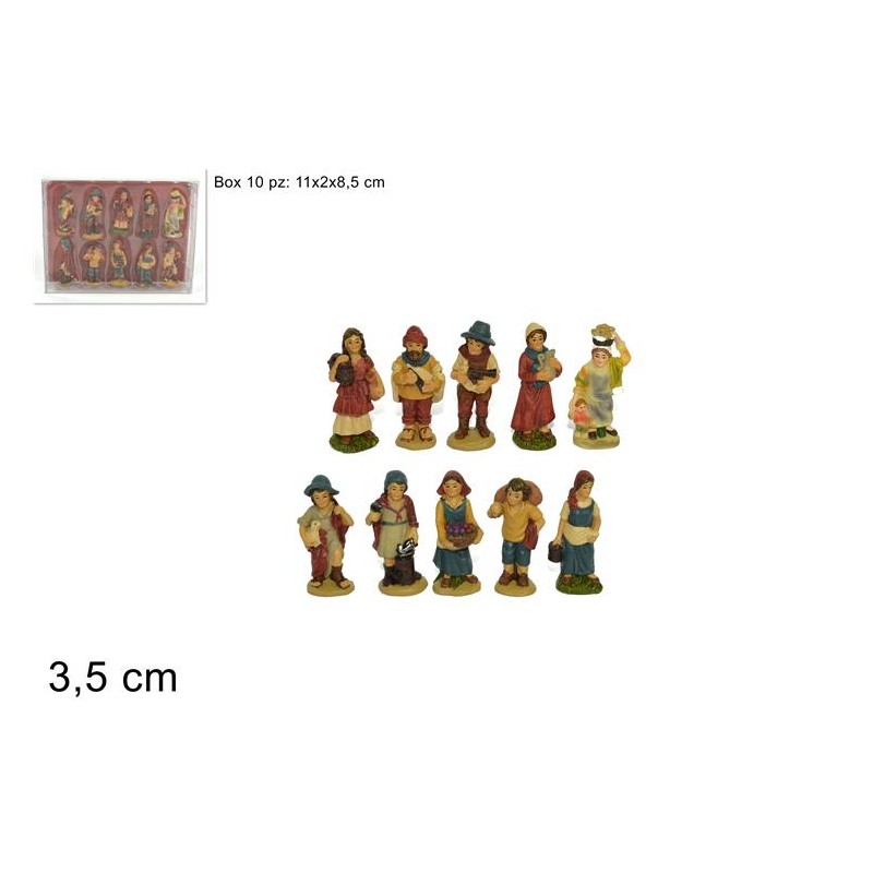 PASTORI 3,5CM SET 10PZ IN BOX PVC PASTORI 3,5CM SET 10PZ IN BOX PVC