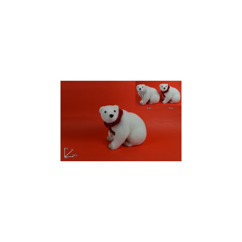 ORSO POLARE 23CM CON SCIARPA Soggetti assortiti, senza possibilità di scelta, verrò spedito 1 pezzo casuale. ORSO POLARE 23CM CON SCIARPA Soggetti assortiti, senza possibilità di scelta, verrò spedito 1 pezzo casuale.