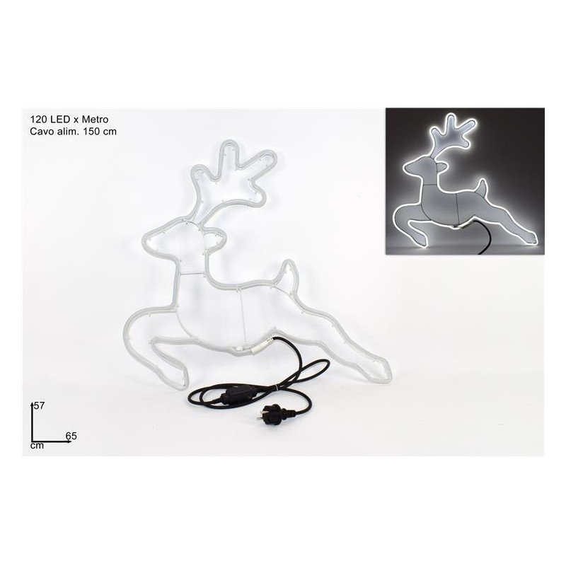 RENNA LUMINOSA NEON BIANCO FREDDO