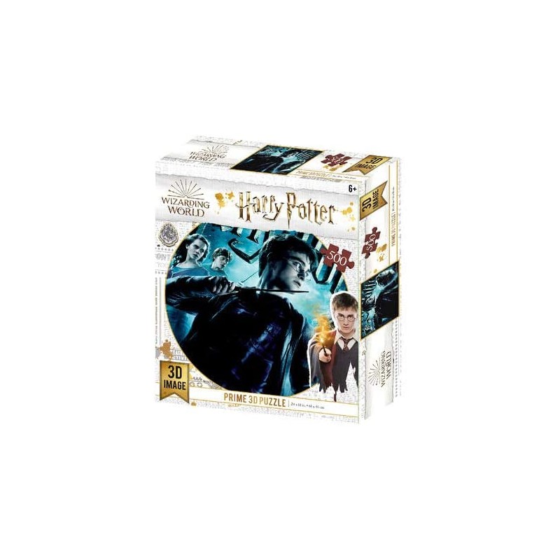 Prime 3D - Puzzle Lenticolare Harry Potter, 500 Pezzi, effetto 3D, 32556