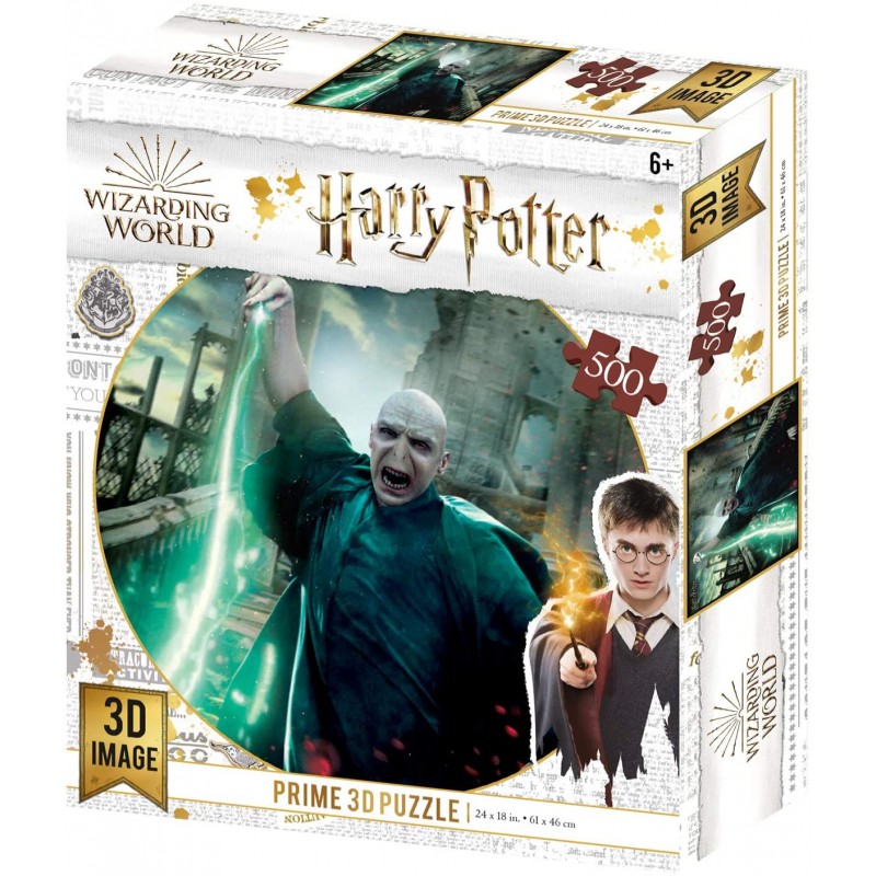 Prime 3D - Harry Potter Puzzle Voldemort, 500 pezzi, effetto 3D, 32560.P3D