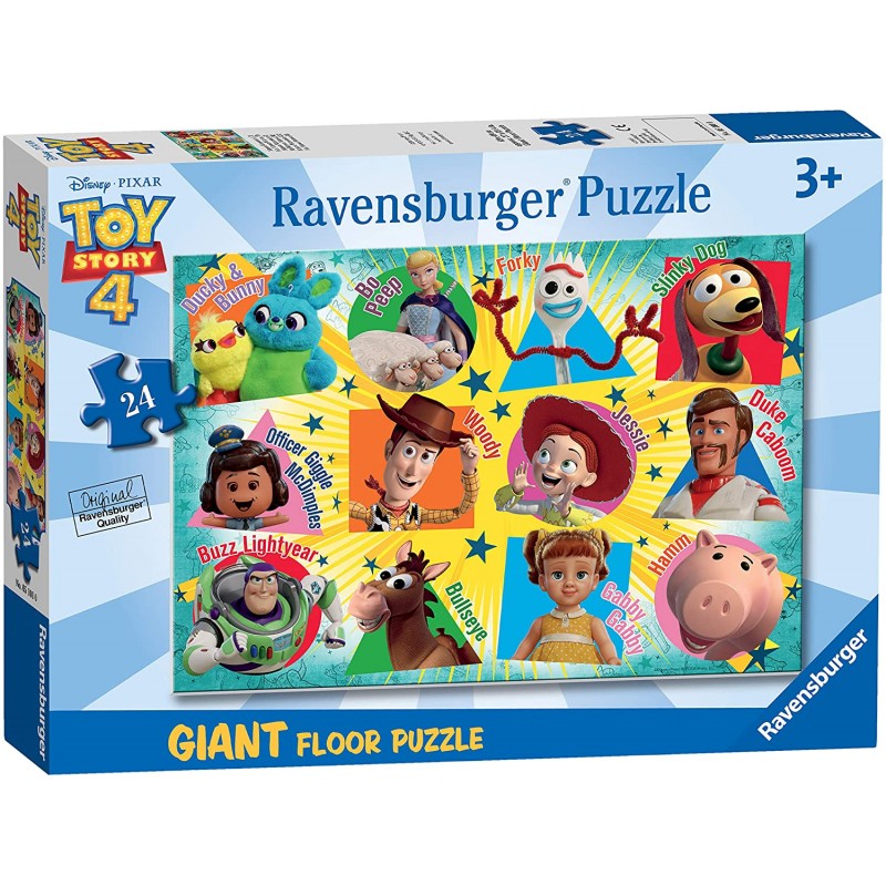 Ravensburger - Toy Story 4 Puzzle, Pavimento, 24 Pezzi, 05562