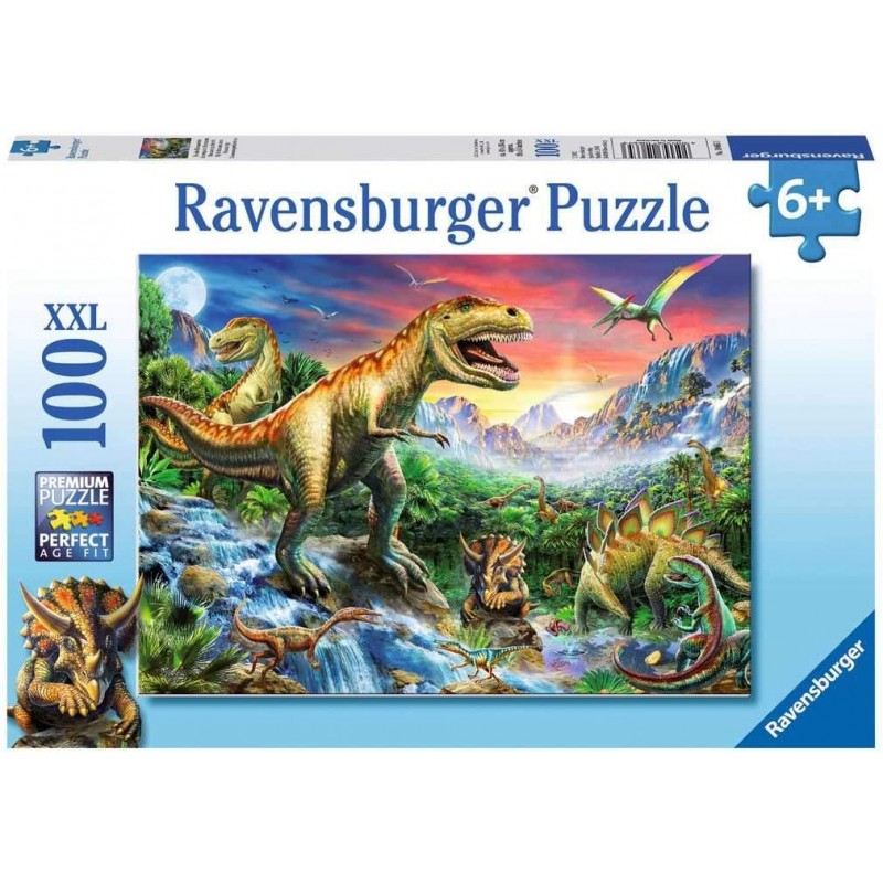 Ravensburger - Puzzle Dinosauri Preistorici, 100 Pezzi XXL - 43651