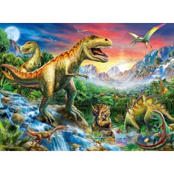 Ravensburger - Puzzle Dinosauri Preistorici, 100 Pezzi XXL - 43651