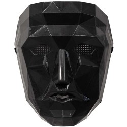 Maschera plastica nera Korean Game Leader 1 pz, 510456