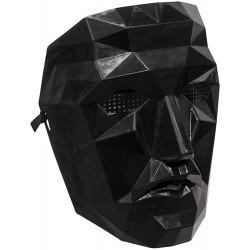 Maschera plastica nera Korean Game Leader 1 pz, 510456