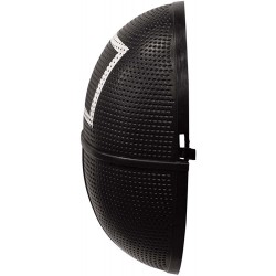 Maschera plastica nera Korean Game Quadrato 1 pz, 510457