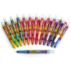 Crayola - Pastelli a cera Gira e Colora, 24 pz. , Modelli/Colori Assortiti, 1 Pezzo