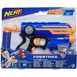 nerf elite - firestrike (versione 2018 blu), 53378eu6