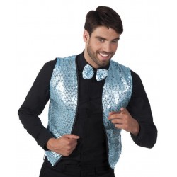 Assortimento Spangles Contiene: gilet e papillon con paillettes, 4 colori 1 pz, 587110
