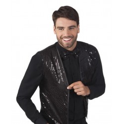 Assortimento Spangles Contiene: gilet e papillon con paillettes, 4 colori 1 pz, 587110