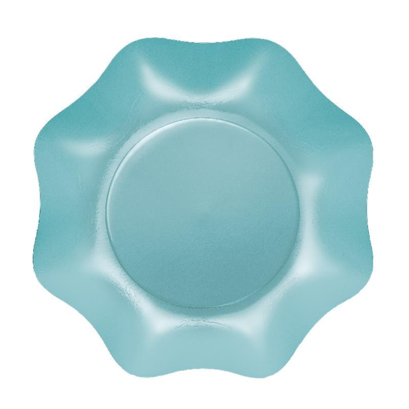 Piatti Fondi plastificati per alimenti Twenty - 5th Avenue (Azzurro Tiffany) - 10 pz - Ø cm 24, 5TH.AVE2T