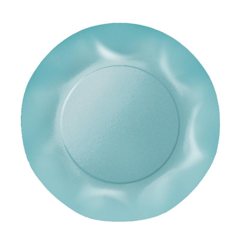 Piatti Grandi plastificati per alimenti Twenty - 5th Avenue (Azzurro Tiffany) - 10 pz - Ø cm 29,5, 5TH.AVE5T