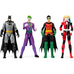 Batman - Set di 4 statuette da 30 cm, composto da Batman, Robin, Copperhead e Talon