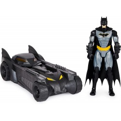 DC Comics - Kit Batmobile + modellino di Batman da 30 cm, rif. articolo 6058417, giocattolo per bambini dai 4 anni in su