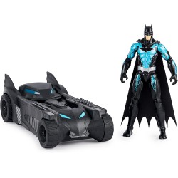 DC Comics - Kit Batmobile + modellino di Batman da 30 cm, rif. articolo 6058417, giocattolo per bambini dai 4 anni in su