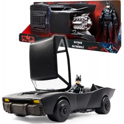 Dc comics - Batmobile Figure Set Batmobile con Personaggio 30 cm, The Batman Movie Collectible, 6061615