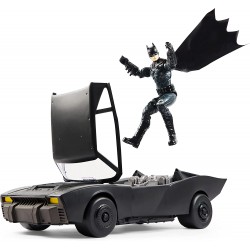 Dc comics - Batmobile Figure Set Batmobile con Personaggio 30 cm, The Batman Movie Collectible, 6061615