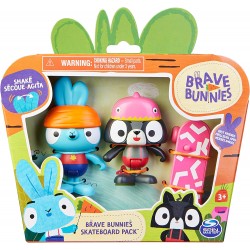 Brave Bunnies - Set 2 Personaggi Coniglietto e Amico, 6063773