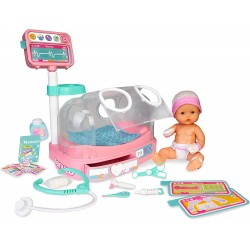 Nenuco - Dottore, Come Sta Il Mio Bambino - Bambola Incubatrice Neonatale e Accessori, Multicolore, 700016660