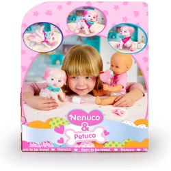 Famosa - Nenuco & Petuco, bambola con cucciolo e accessori per entrambi, 700017204