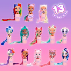 Imc Toys - VIP PETS Glam Gems S5, Bambola a Sorpresa da Collezione, Look Brillante e Capelli da Pettinare e Decorare con Gioiell