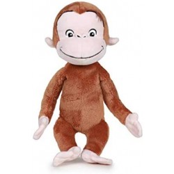 Famosa Softies - Curious George Abominable Movie Dreamworks Carattere Peluche, 25 cm, Colore Multicolore, 760018212