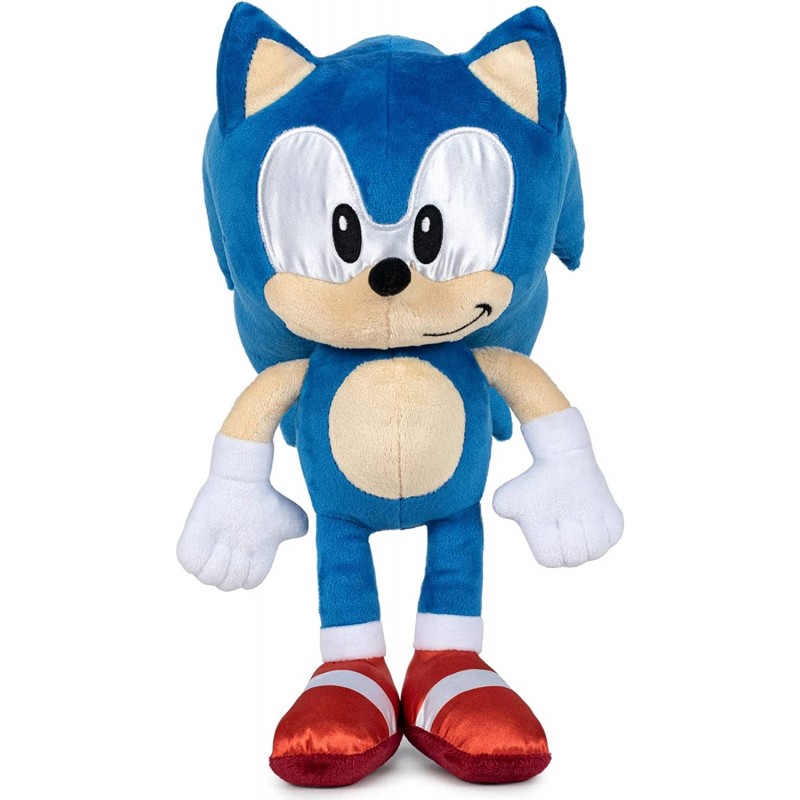 Famosa Softies- Peluche Sonic 30 cm, Multicolore, Taglia Unica, 760021143