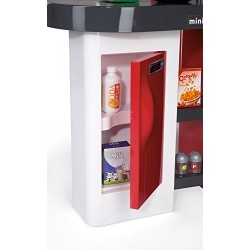 SMOBY - Cucina Studio XXL Bubble, inclusi frigorifero, forno, lavastoviglie, macchina del caffè, con 38 accessori, simula l effe