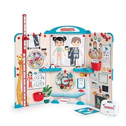 Smoby - Prassi di Gioco Pieghevole età prescolare, 135 x 41 x 120 cm, per Bambini dai 3 Anni in su, Multicolore, 340206