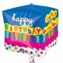 Palloncino Mylar Torta Happy Birthday