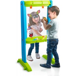 Famosa - FEBER Art & Fun Board, Lavagna Trasparente per Bambini per Dipingere e Giocare, 800013532
