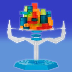 Imc Toys - PLAY FUN, Gravity Tower. Costruisci una torre con blocchi su una base galleggiante instabile, 81536IM