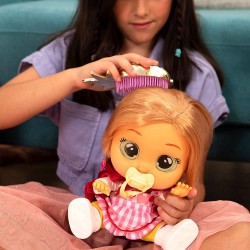 IMC Toys - CRY BABIES Storyland Scarlet, Bambola interattiva che piange lacrime vere, ispirata in una fiaba classica, con access