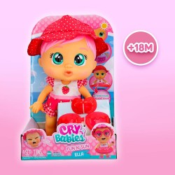 Imc Toys - CRY BABIES Fun N  Sun Ella | Bambola Interattiva che Piange Lacrime Vere ed É Progettata per Giocare Dentro e Fuori D