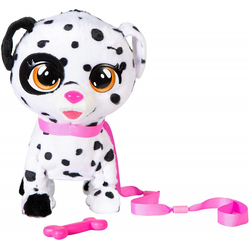 IMC Toys - CRY BABIES Spot Il Cucciolo di Dalmata, Adorabile cagnolino peluche interattivo che cammina e piange lacrime vere e i