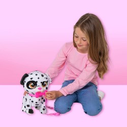 IMC Toys - CRY BABIES Spot Il Cucciolo di Dalmata, Adorabile cagnolino peluche interattivo che cammina e piange lacrime vere e i