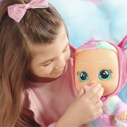 Imc Toys - CRY BABIES Dressy Fantasy Hannah, Bambola Interattiva che Piange Lacrime Vere con Capelli da Acconciare, 88436IM