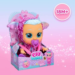 Imc Toys - CRY BABIES Dressy Fantasy Bruny, Bambola Interattiva che Piange Lacrime Vere con Capelli da Acconciare, 904095IM