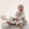 Imc Toys - PEEKAPETS Coniglietto Bianco, Divertente, Dolce e Soffice Peluche che Muove le Orecchie e fa Cucú se gli Schiacci il 
