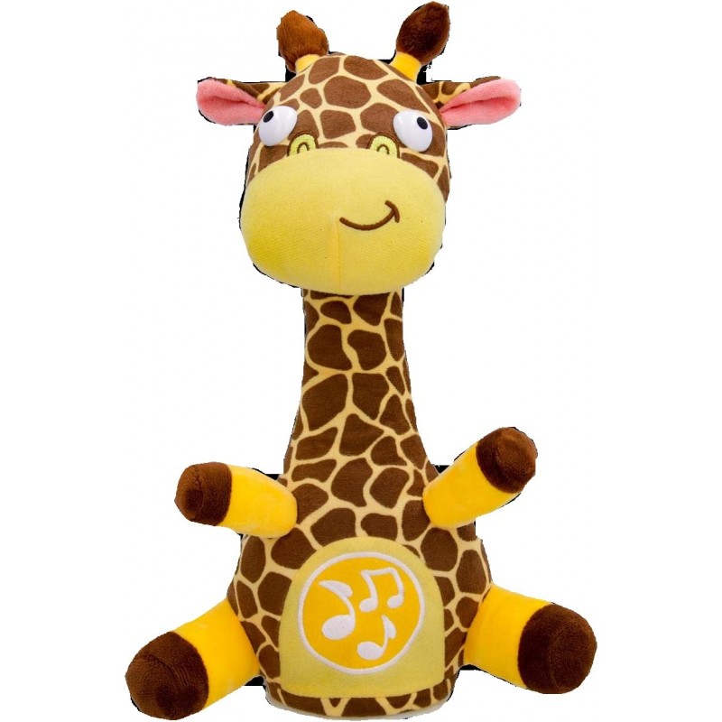 Imc Toys - CLUB PETZ Georgina La Giraffa, Divertente e Morbido Peluche che Canta, Balla e Risponde ai Suoni, 906884IM