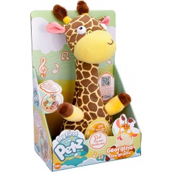 Imc Toys - CLUB PETZ Georgina La Giraffa, Divertente e Morbido Peluche che Canta, Balla e Risponde ai Suoni, 906884IM
