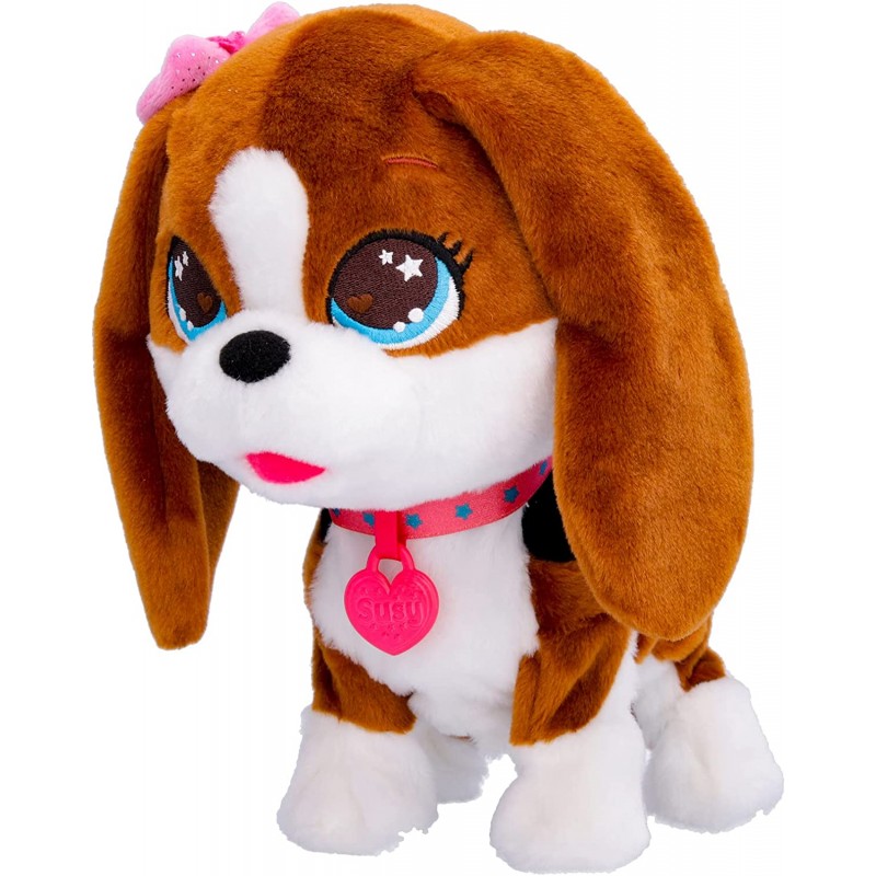 Imc Toys - CLUB PETZ Susy, Divertente e Morbido Cagnolino di Peluche che Canta, Balla e Risponde a +20 Comandi Vocali - 907317IM